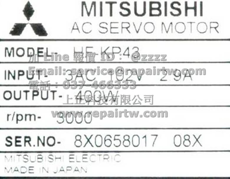 HF KP43】伺服馬達新品全新三菱伺服馬達Mitsubishi AC Servo Motor HF KP43 露天市集| 全台最大的網路購物市集